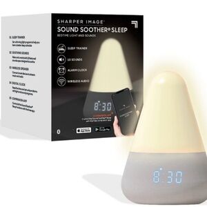 Sharper Image Gray and White Sound Machine